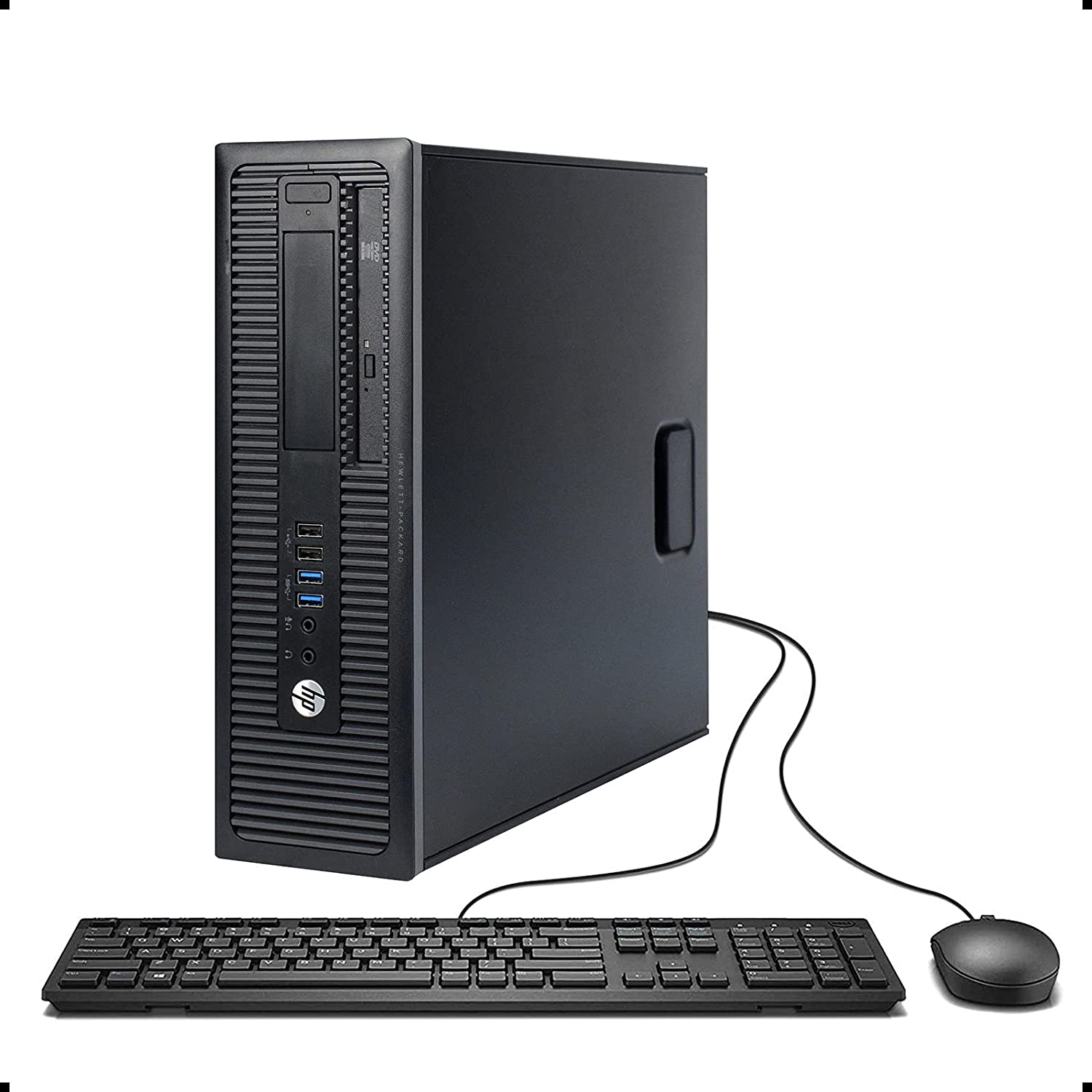 HP ProDesk 600 G1 SFF Slim Business Desktop Computer, Intel i5-4570 up to 3.60 GHz, 8GB RAM, 500GB HDD, DVD, USB 3.0, Windows 10 Pro 64 Bit